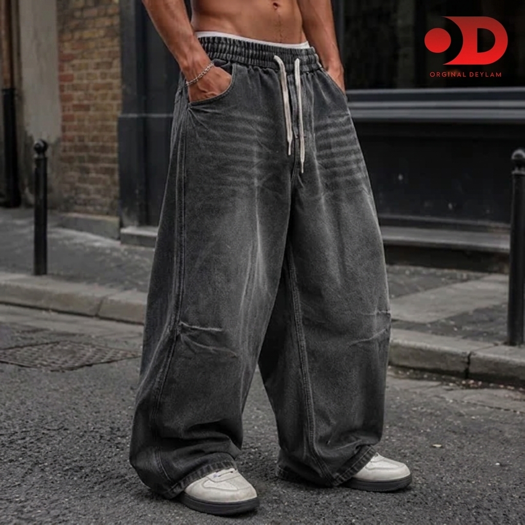 شلوار جین بالونی با کیفیت مستر کوالیتی کد-K9518 / اورجینال دیلم