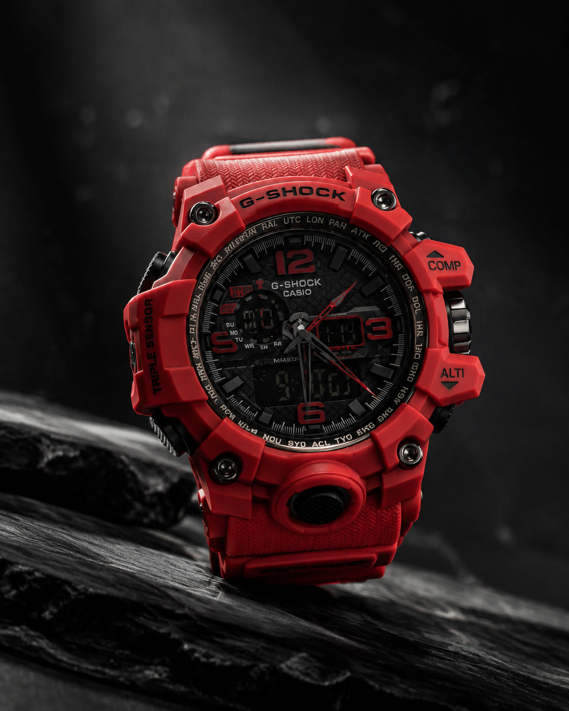 ساعت مچی کاسیو جیشاک GA-B001 قرمز Casio-5962-G
