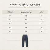 شلوار راسته رگولار مردانه مشکی پارچه جین پنبه کش درجه یک کد 658